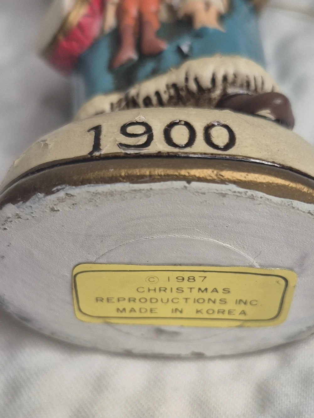VintageChristmas Reproductions Inc Memories of Santa 1900 Ornament 1987 Box
